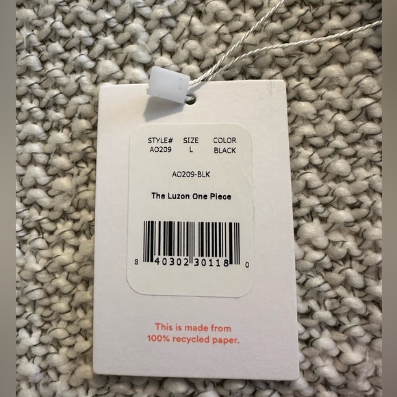 Andie Swim The Luzon One Piece in Black - Picture 4 of 4